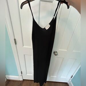 Black maxi dress